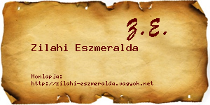 Zilahi Eszmeralda névjegykártya